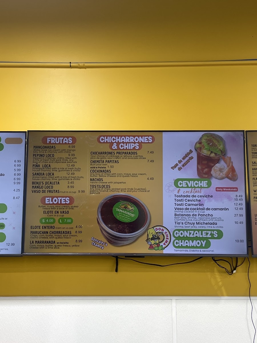 DON CHEMA FRUTERIA Menu 6